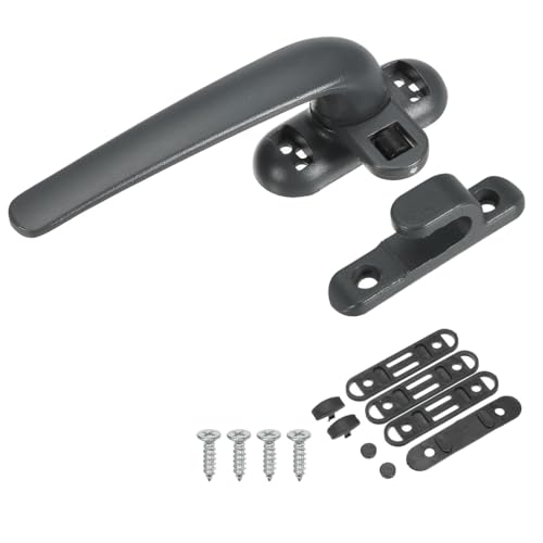 HASTHIP® Aluminum Alloy Window Handle, Casement Window Lock Internal and External Sliding Door Handle Locks for Vertical & Horizontal Sliding Windows Security HASTHIP® Aluminum Alloy Window Handle, Casement Window Lock Internal and External Sliding Door Handle Locks for Vertical & Horizontal Sliding Windows Security